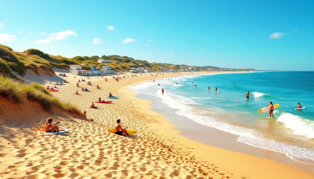 découvrez la plage des huttes à oléron, un paradis de sable fin idéal pour le surf et les activités nautiques en famille ou entre amis.
