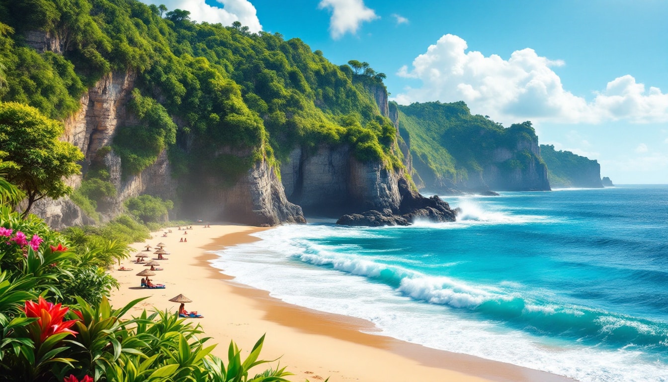 découvrez la plage d'uluwatu à bali : guide complet avec les incontournables à visiter, conseils pratiques et astuces pour une expérience inoubliable.