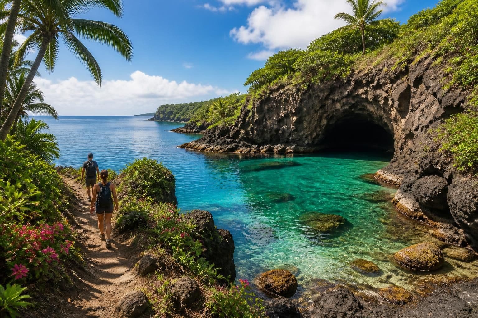 découvrez anse castalia en guadeloupe : explorez sa grotte spectaculaire et profitez de randonnées le long de la côte pour une aventure nature inoubliable.
