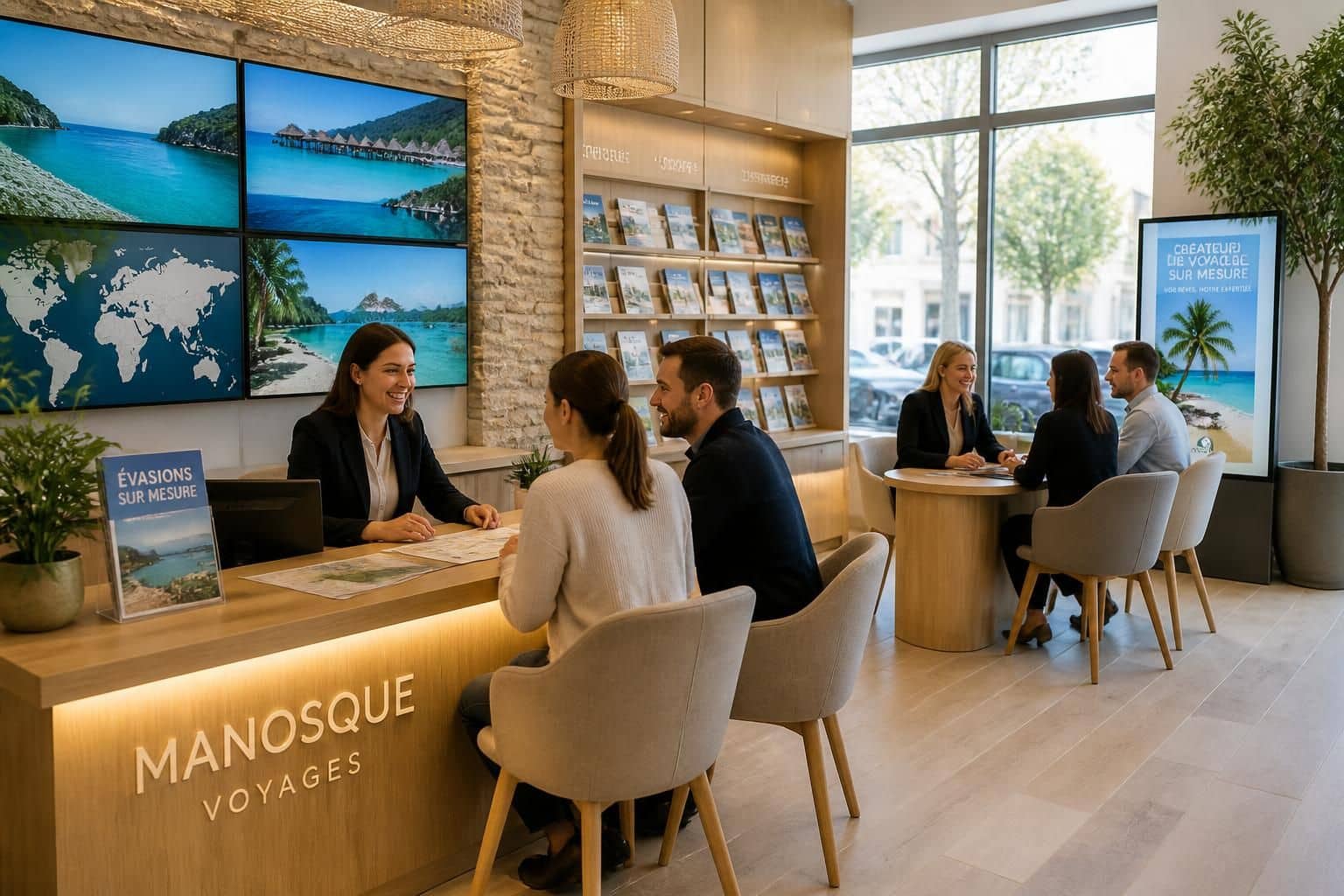 agence de voyage à manosque spécialisée dans les voyages sur mesure et la billetterie. profitez d'un service personnalisé pour organiser vos vacances idéales.