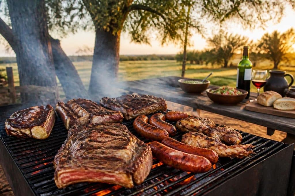 découvrez l'asado argentin, l'art traditionnel du barbecue à la viande grillée, alliant saveurs authentiques et convivialité pour un repas inoubliable.
