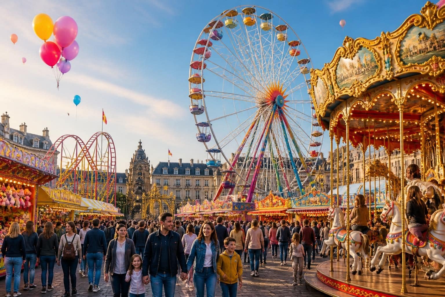 découvrez tout sur la fête foraine à nancy en 2026 : dates, horaires d'ouverture et attractions incontournables pour toute la famille. ne manquez pas cet événement festif et convivial !