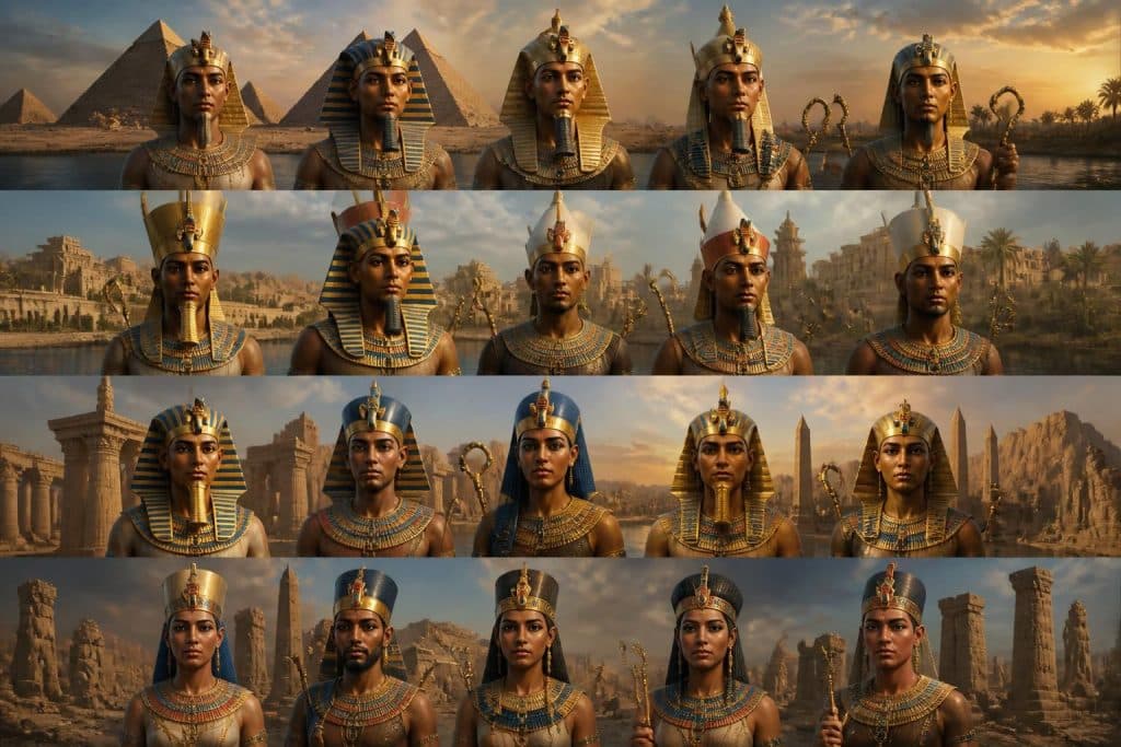 découvrez la liste complète des pharaons d’égypte, classés par période historique et dynastie, pour explorer l’histoire fascinante de l’ancienne égypte.