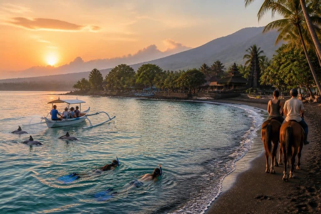 découvrez lovina à bali : plages paradisiaques, activités variées et excursions incontournables pour un séjour inoubliable au cœur de la tranquillité balinaise.