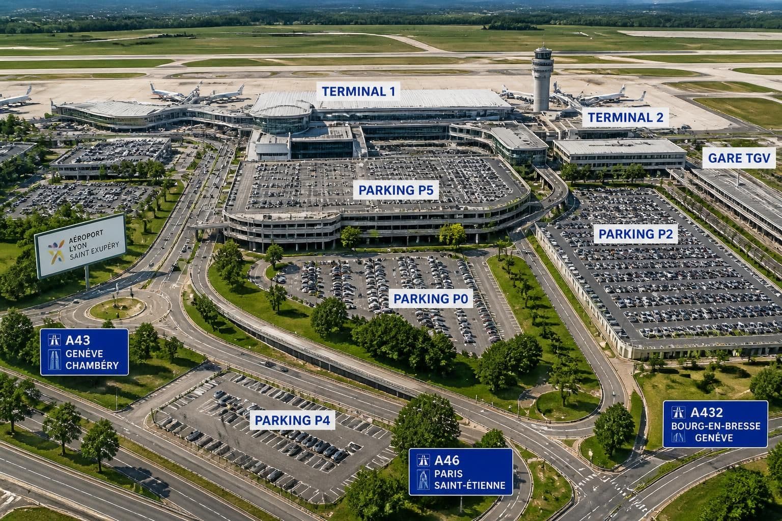 découvrez le plan complet de l'aéroport de lyon avec toutes les informations sur les accès, les terminaux et les parkings pour un voyage serein et organisé.