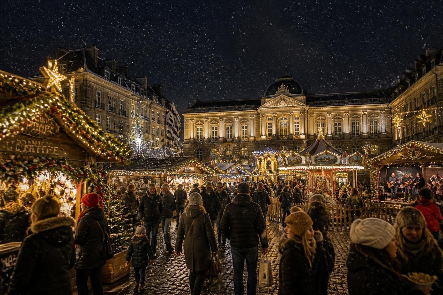 découvrez le marché de noël à rennes en 2026 : dates, horaires et animations festives pour toute la famille. plongez dans la magie de noël avec des stands artisanaux, des spectacles et des activités pour petits et grands.
